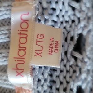 COPY - Xhilaration light blue sweater and or cover up size XL